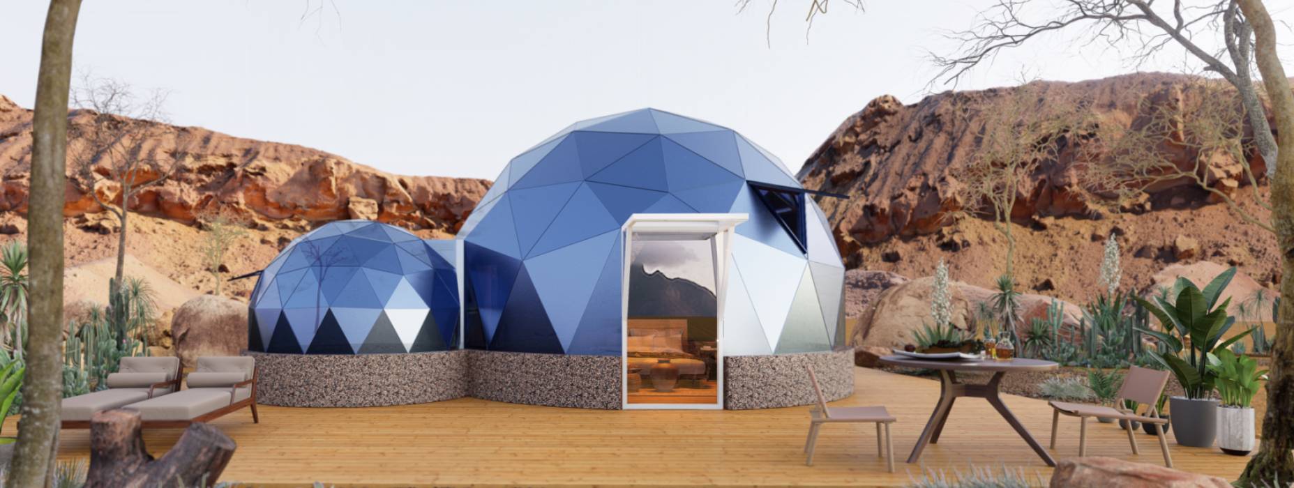 托克逊县球形智能光伏玻璃星空房